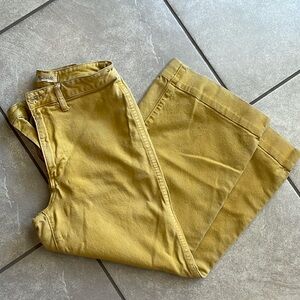 Madewell wide leg crop size 28